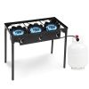 225,000-BTU Portable Propane 3 Burner Gas Cooker