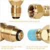 Propane Tank Refill Adapter 1Lb LP Gas Cylinder Tank Coupler Heater Solid Brass