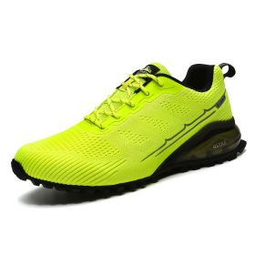 Hiking Shoes Men Trekking Mountain Climbing Boots Backpacking Non-slip Trail Hiking Sneakers Men's Amped Hiking Boots for Male (Color: Green, size: 45)