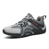 Spring Summer Men Outdoor Hiking Shoes Big Size Mens Mountain Climbing Trekking Sneakers Black Grey Mens Sport Shoes Hombre Male