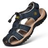 Men Summer Leather Sandal Outdoor Casual Shoe Man Mountain Hiking Sandals Non-slip High Quality Trekking Sandal Plus Size 46