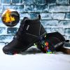 Winter Kids Shoes Boys Waterproof Hiking Shoes Plus Fur Warm Sport Running Shoes Non-slip Sneakers Outdoor Climbing Trainers