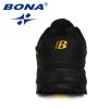 BONA 2022 New Designers Popular Hiking Shoes Man Nubuck Leather Mesh Outdoor Men Sneakers Climbing Shoes Men Sport Shoes Trendy